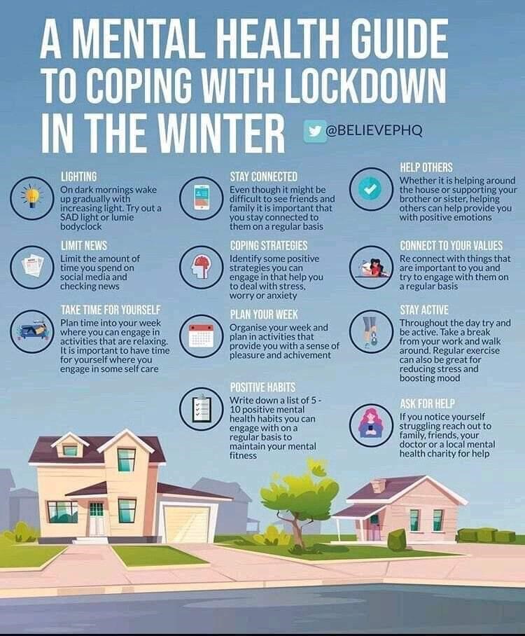 A mental health guide for coping with lockdown in the winter