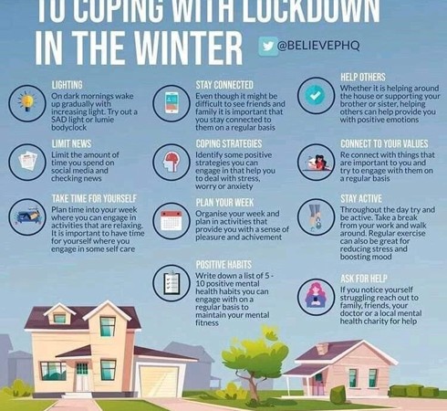 A mental health guide for coping with lockdown in the winter
